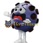Purple Virus Mascot Costume