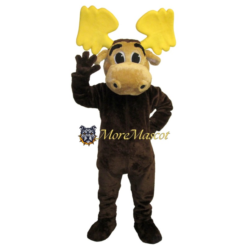 Adult Friendly Moose Mascot Costume