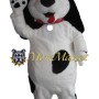 Superb White Dog Mascot Costume