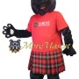Pretty Black Dog Mascot Costume