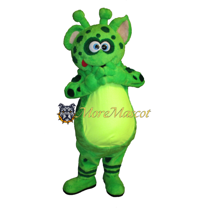 Soft Green Monster Mascot Costume