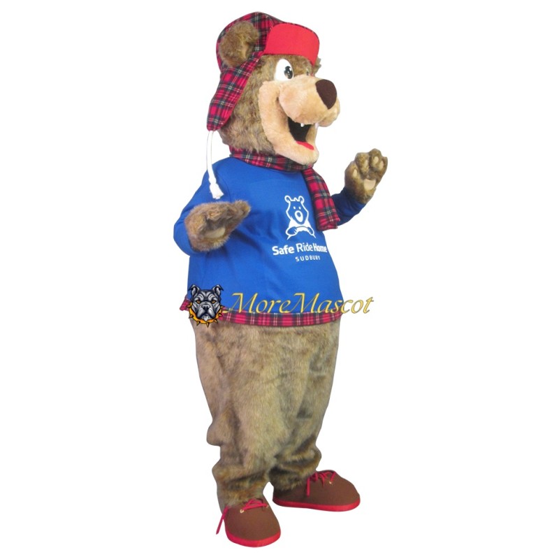 Club Brown Bear Mascot Costume