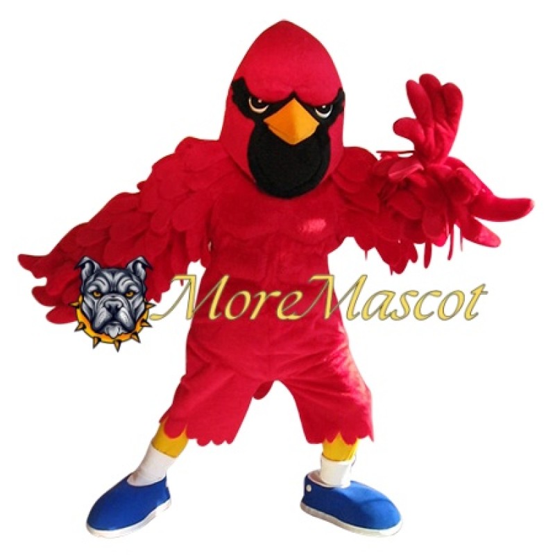 Power Red Eagle Mascot Costume