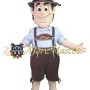 Handsome Man Mascot Costume