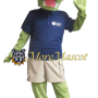 University Crocodile Mascot Costume
