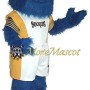 Plush Blue Monster Mascot Costume