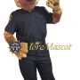 Soft Police Dog Mascot Costume