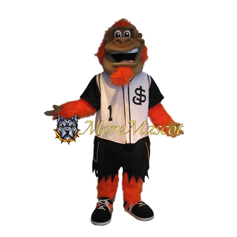 Orange Monkey Mascot Costume