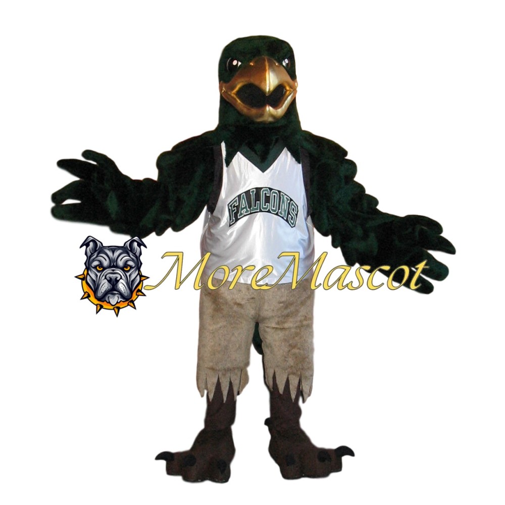 Fierce Black Falcon Mascot Costume