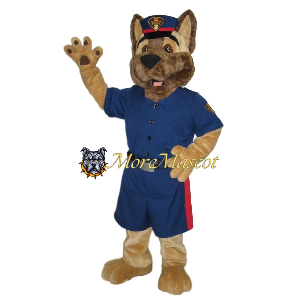 Superb Police Dog Mascot Costume