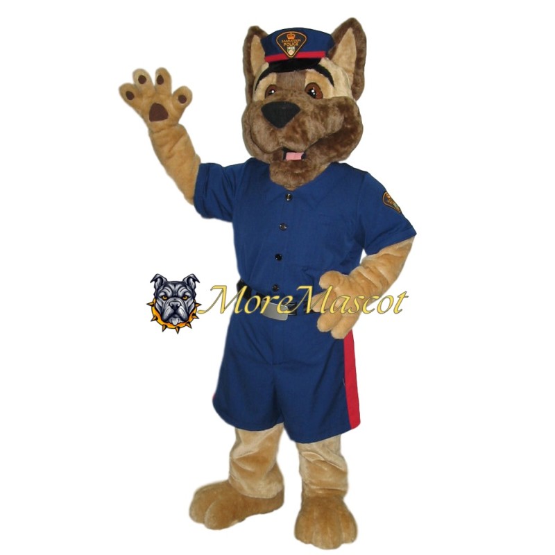Superb Police Dog Mascot Costume