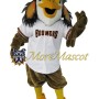 Fierce Brown Hawk Mascot Costume