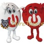Power Button Mascot Costume
