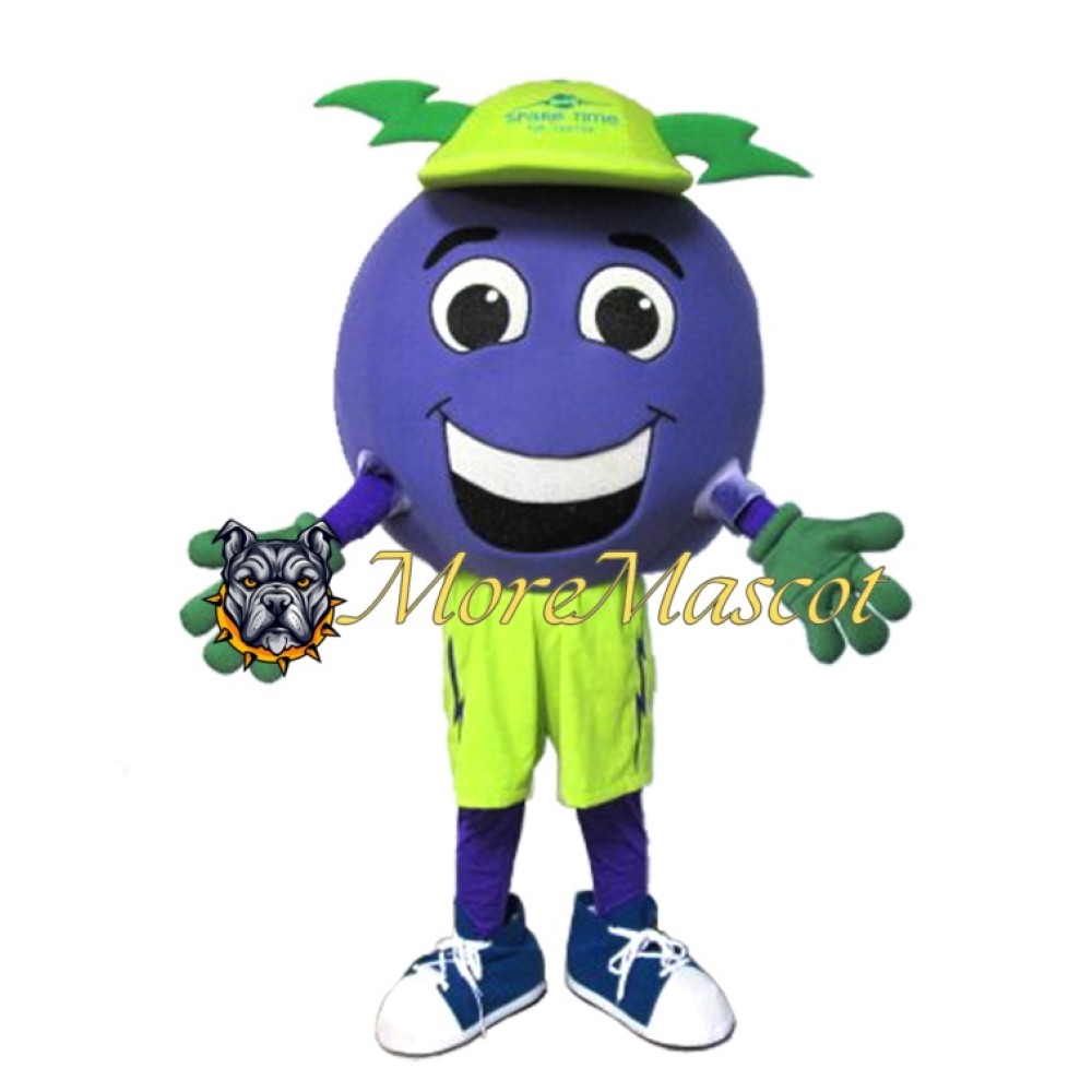 Purple Ball Mascot Costume