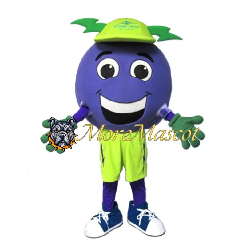 Purple Ball Mascot Costume