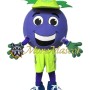Purple Ball Mascot Costume