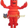 Cartoon Shrimp Mascot Costume