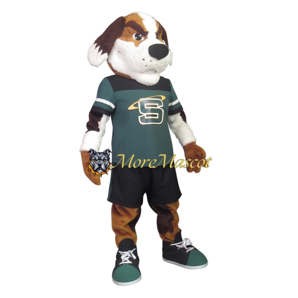 Sport Brown & White Dog Mascot Costume