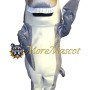 Gray Sea Fish Mascot Costume