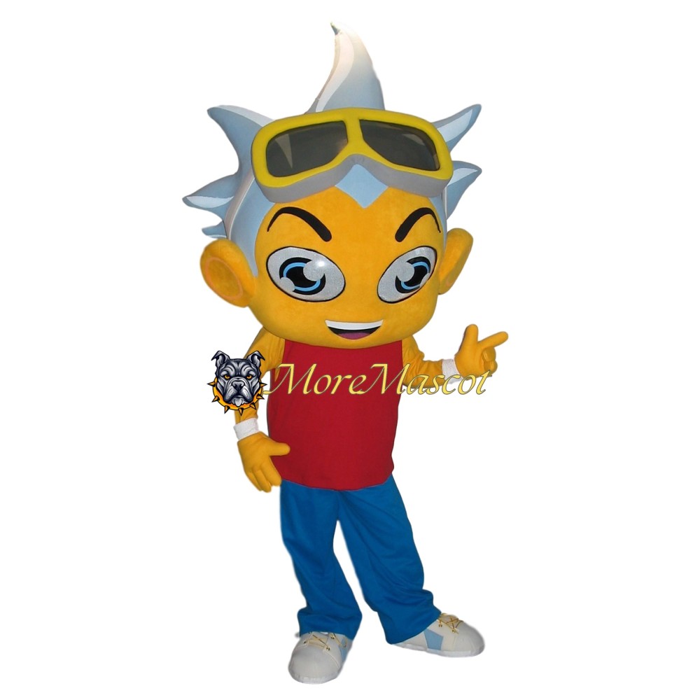 Happy Cool Boy Mascot Costume