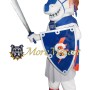 Knight White Horse Mascot Costume