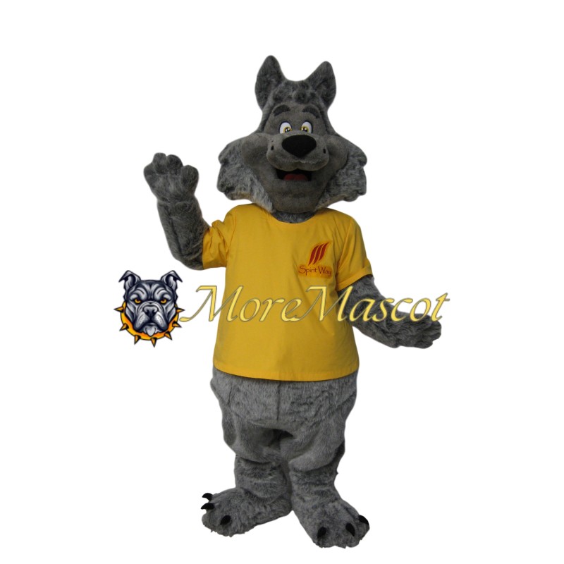 Adult Friendly Wolf Mascot Costume