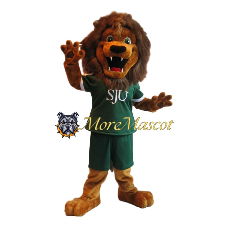 University Happy Lion Mascot Costume