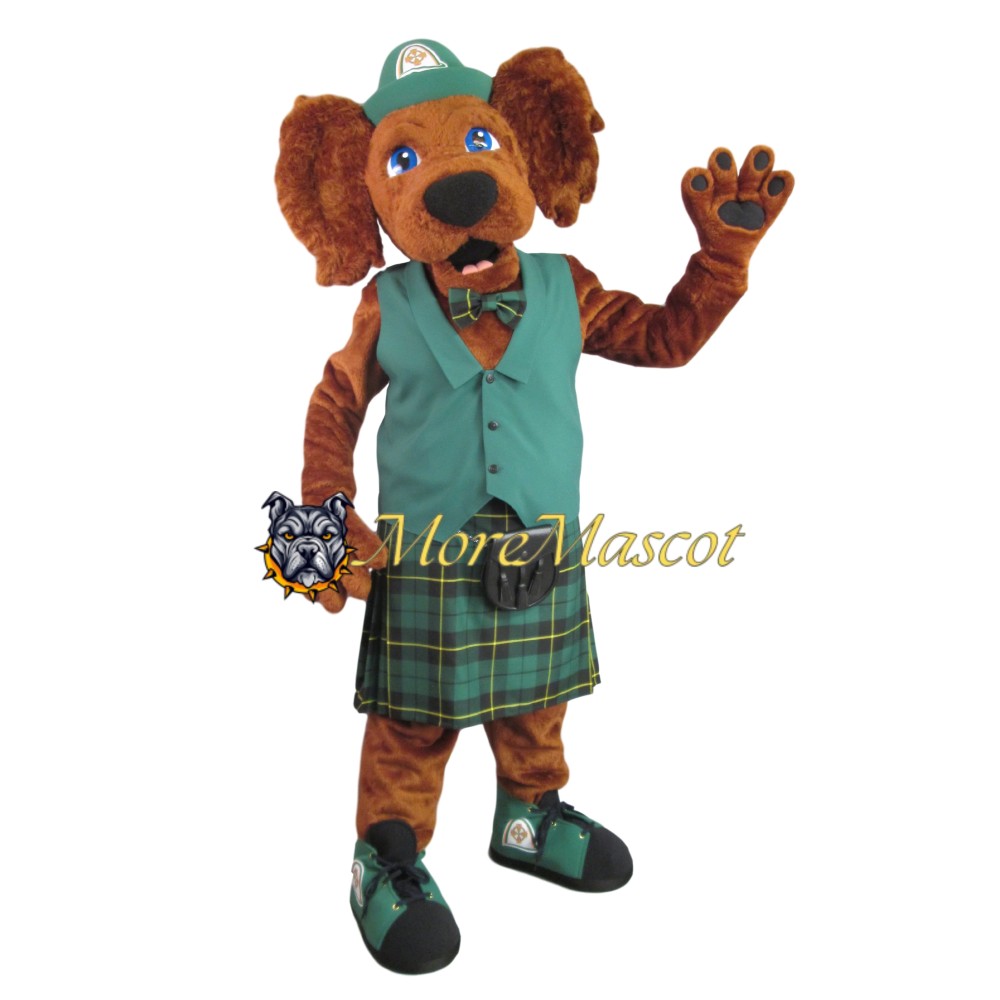 Guide Brown Dog Mascot Costume