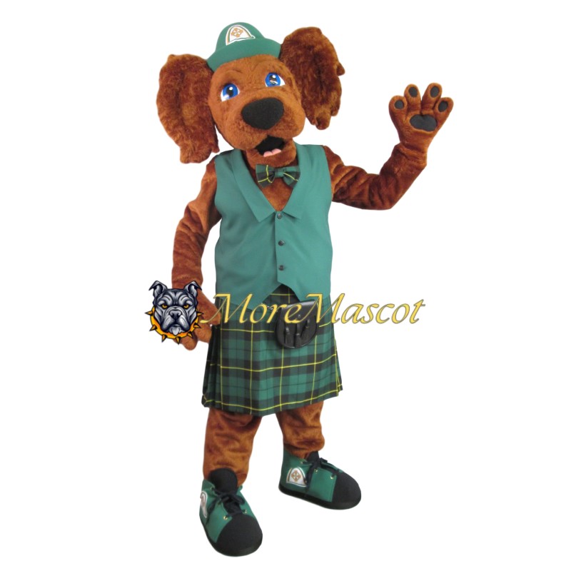 Guide Brown Dog Mascot Costume