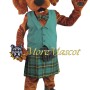Guide Brown Dog Mascot Costume