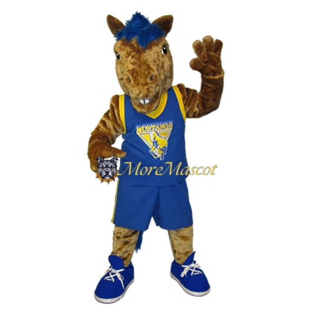 Sports Mustang Mascot Costume