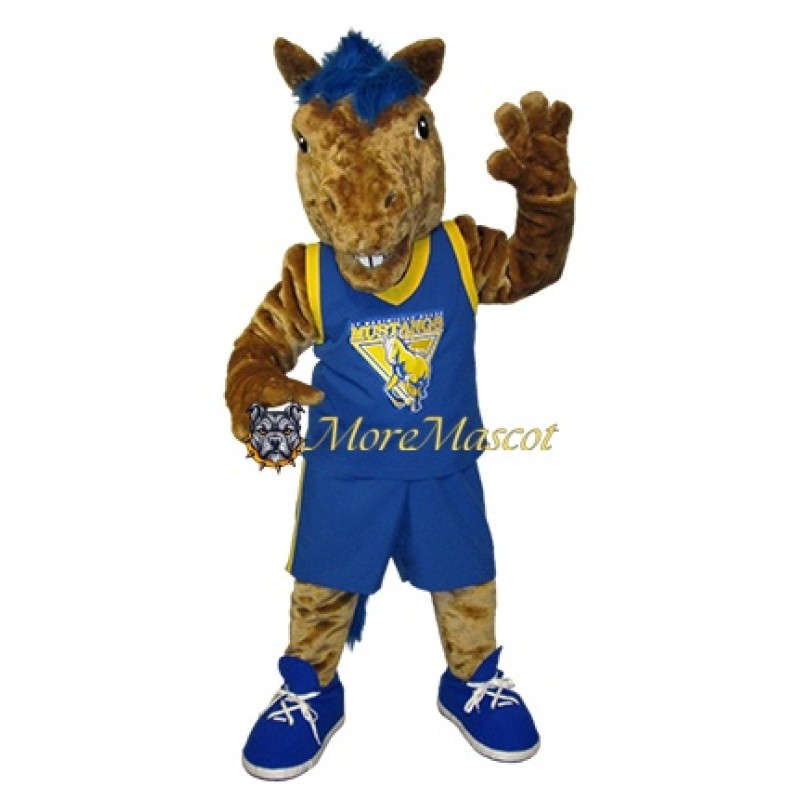 Sports Mustang Mascot Costume
