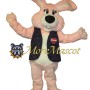 Easter Pink Rabbit Mascot Costume
