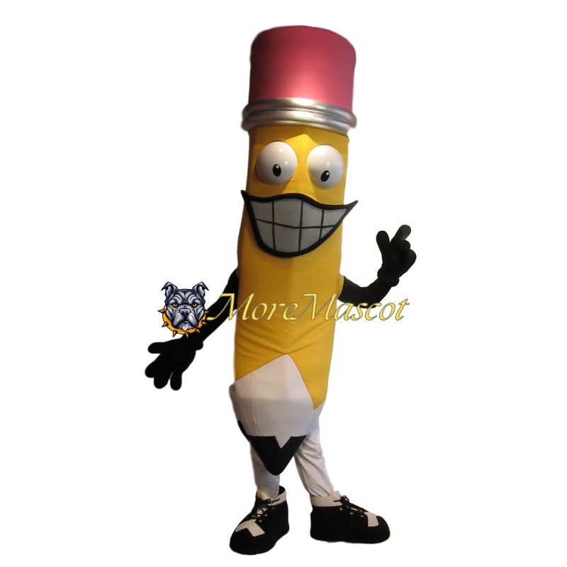 Cartoon Pencil Mascot Costume