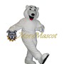 Happy Adult Bear Mascot Costume