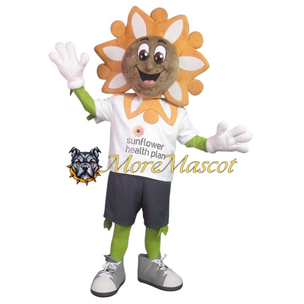 Happy Sunflower Mascot Costume