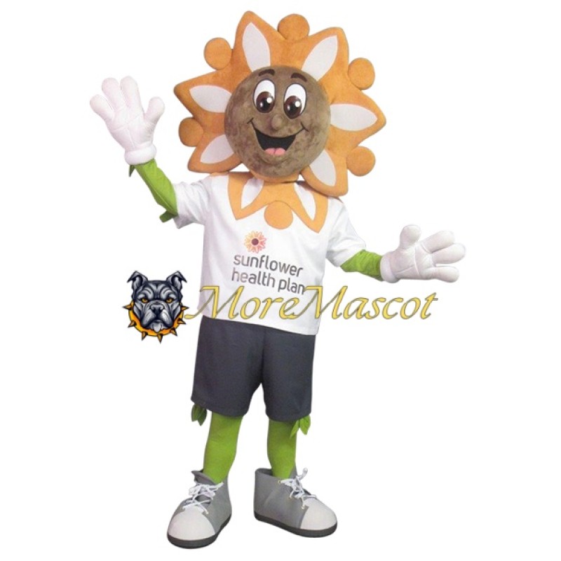 Happy Sunflower Mascot Costume