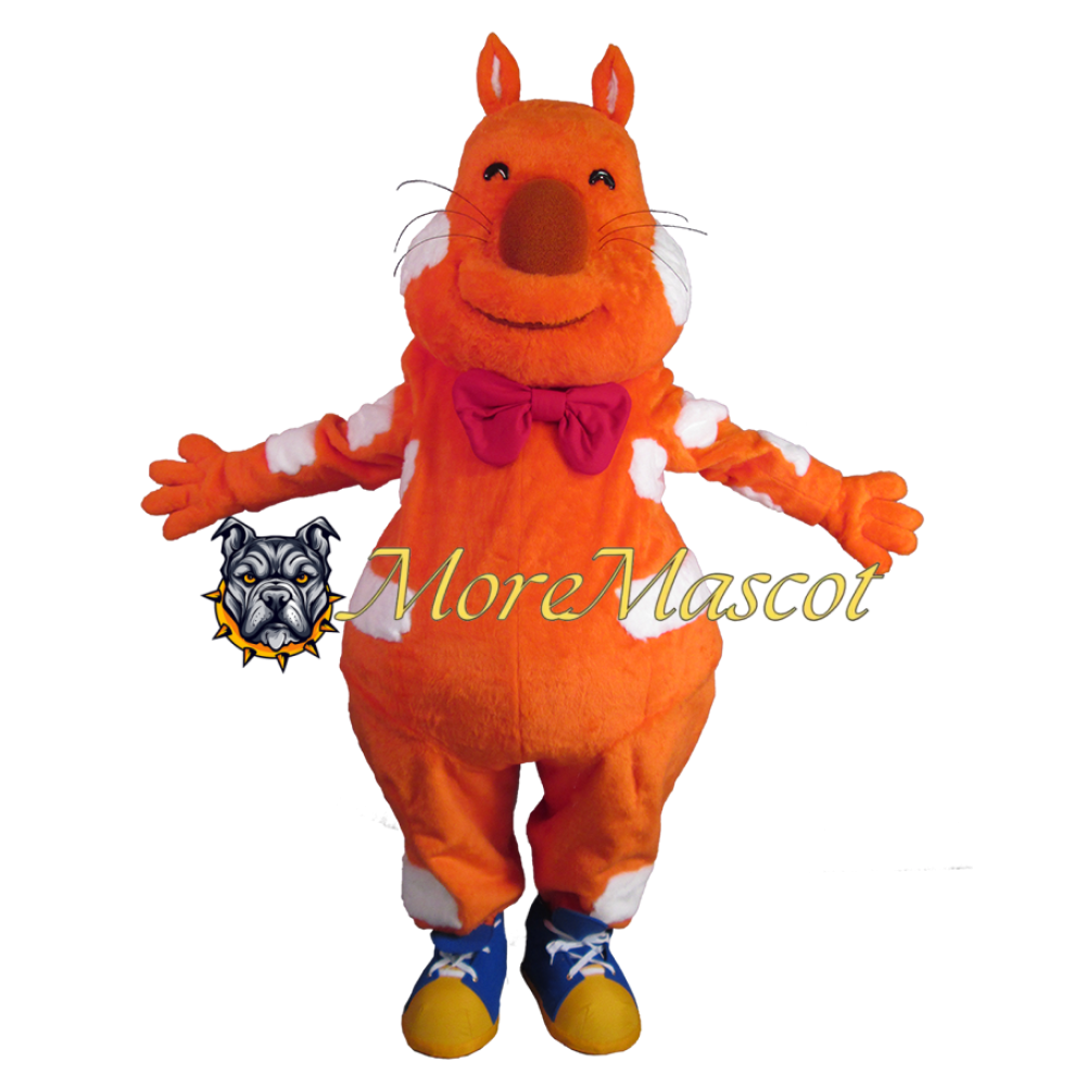 Orange Cat Mascot Costume
