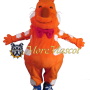 Orange Cat Mascot Costume