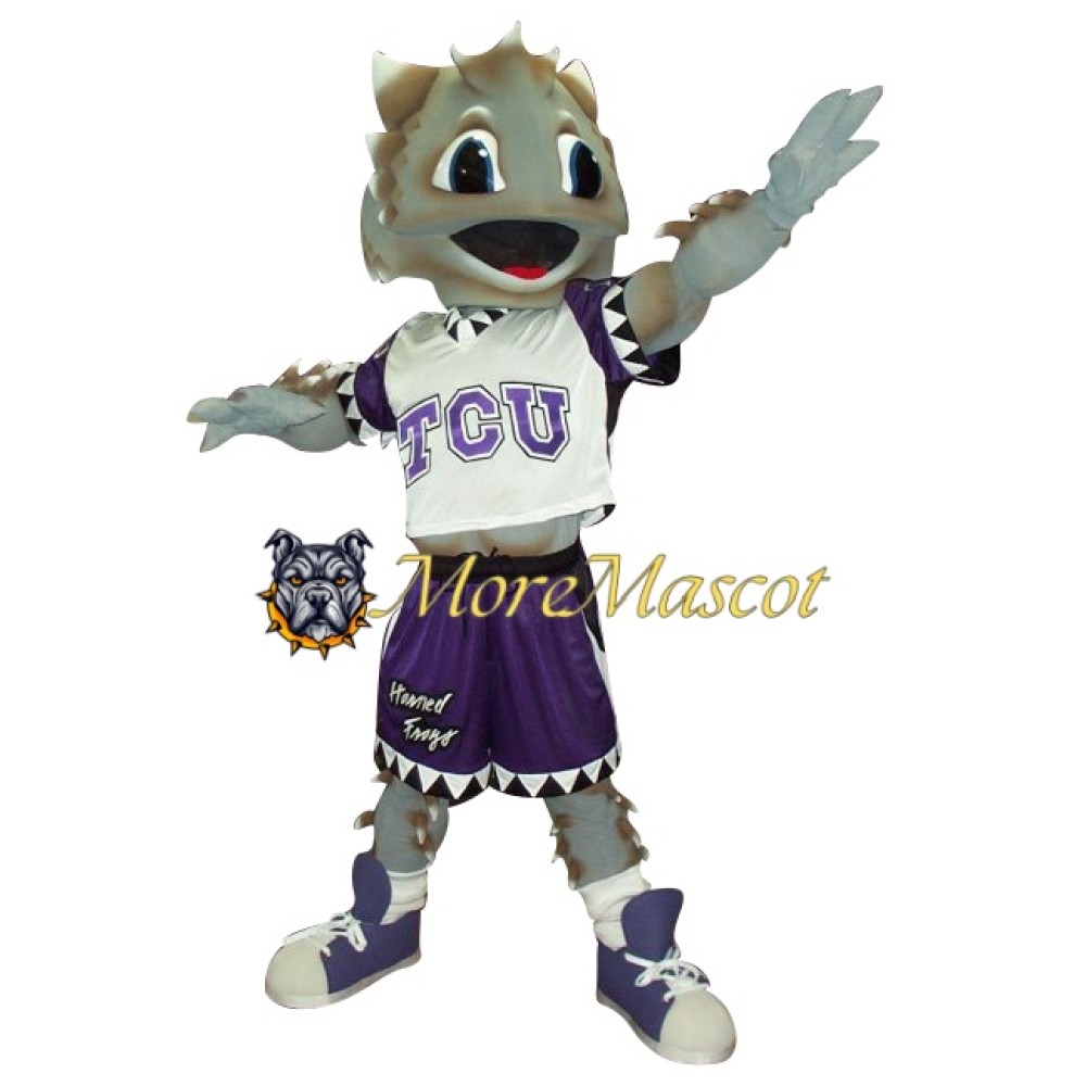 University Gray Fish Mascot Costume