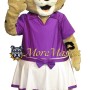 Female Brown Leopard Mascot Costume