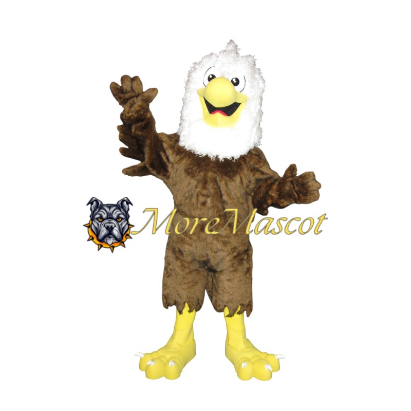 Happy Bald Eagle Mascot Costume