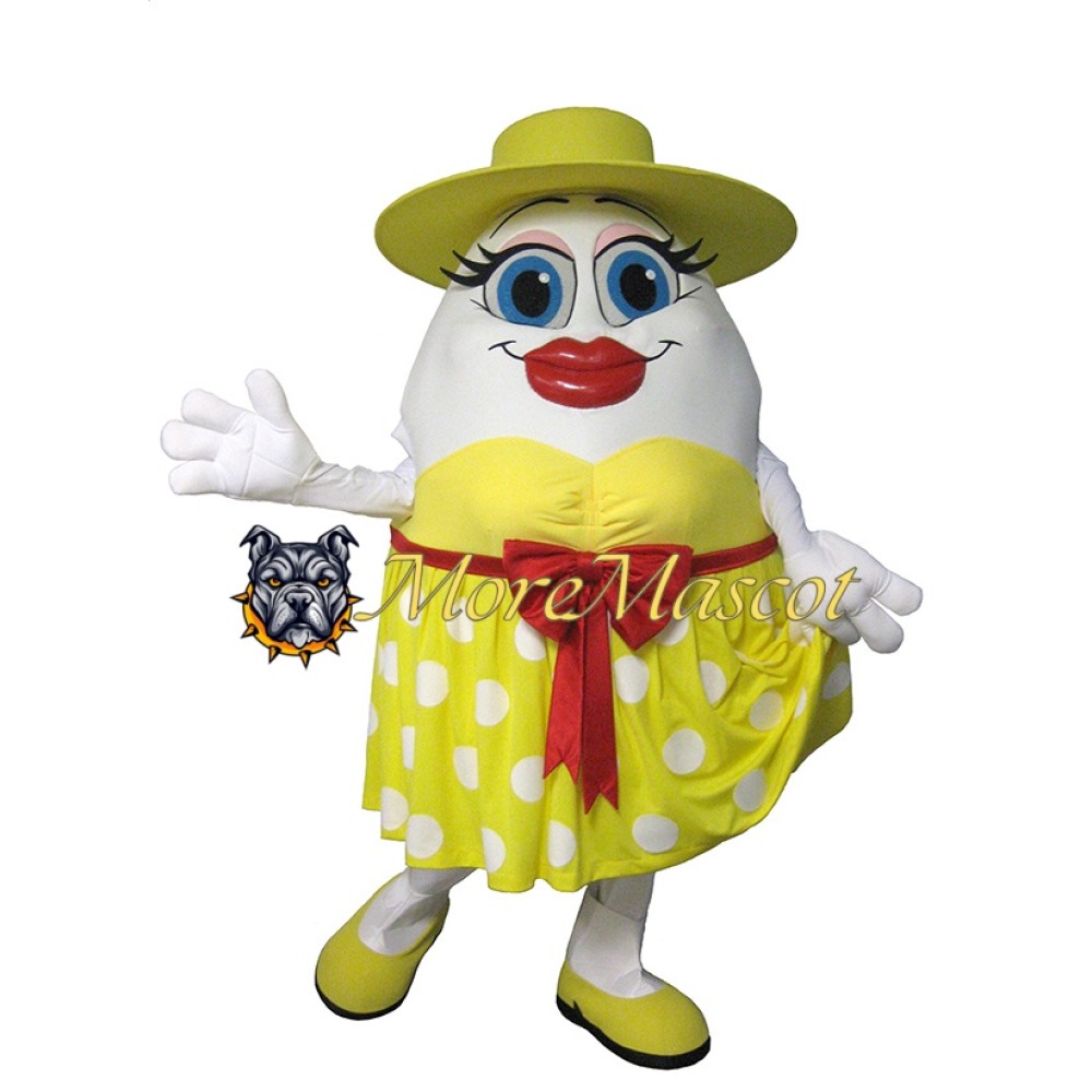 Egg Lady Mascot Costume