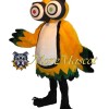 Yellow Owl Mascot Costume