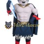 Muscle Storm Man Mascot Costume