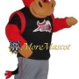 Adult Red Bull Mascot Costume
