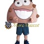 Chocolate Bread Mascot Costume