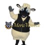 Happy Realistic Sheep Mascot Costume