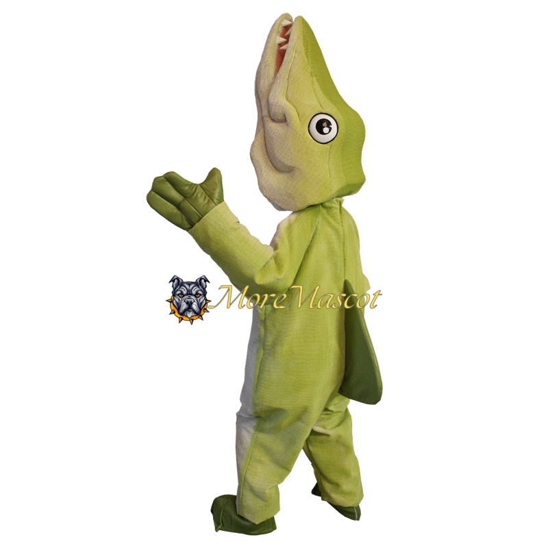 Realistic Green Crocodile Mascot Costume