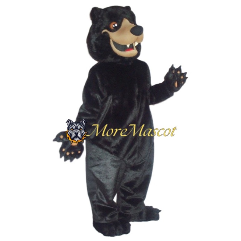 Breathable Black Bear Mascot Costume